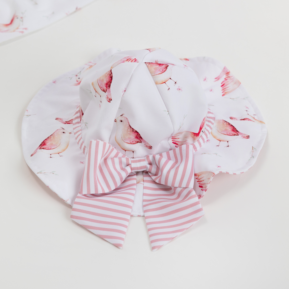 MEIA PATA - Raspberries Sun Hat - Crimson