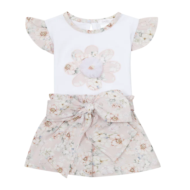 DEOLINDA GIRLS SORRENTO LEMONS SHORTS SET main image 1