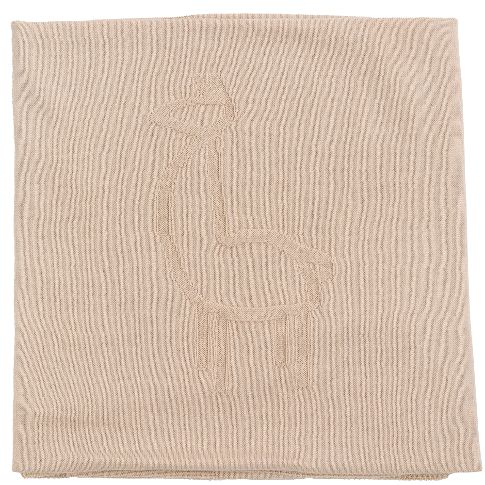 Baby Gi Camel Knitted Blanket