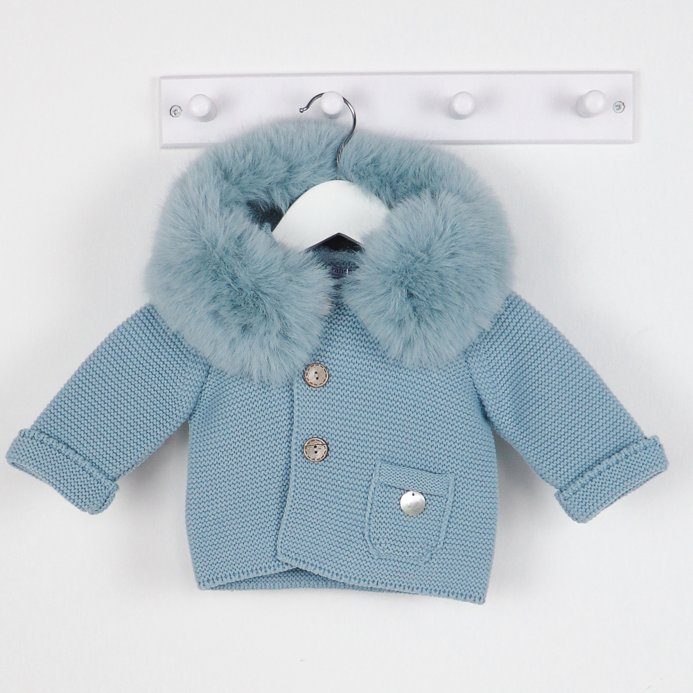 Pangasa Footless Faux Fur Pramsuit in Marfil