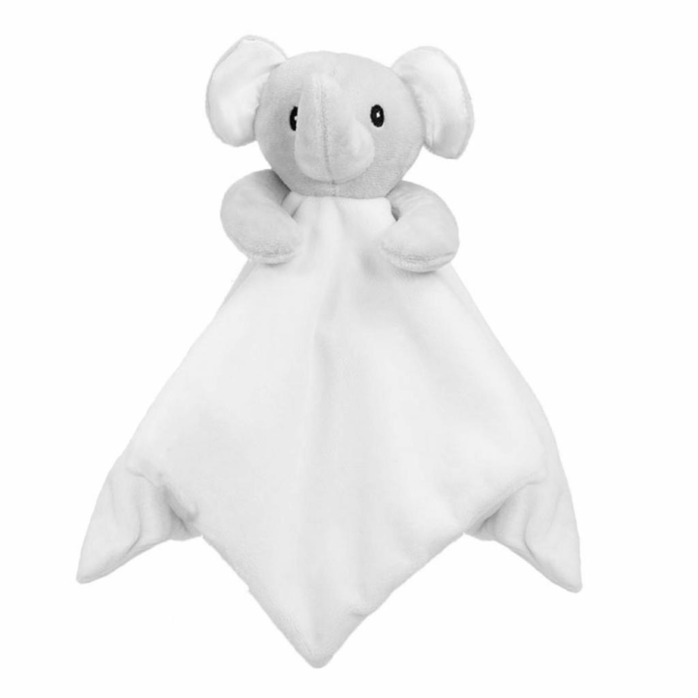 Elephant Baby Comforters White