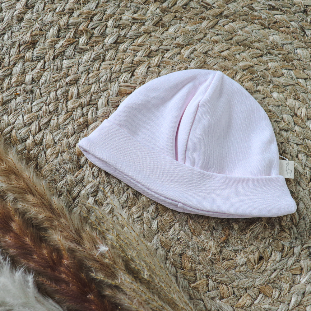 Baby Gi Girls Pima Cotton Hat in Pink