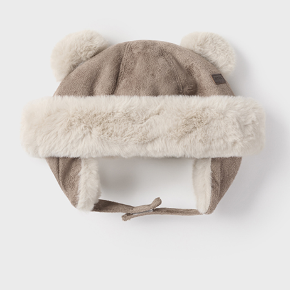 Mayoral Boys Faux Sheepskin hat