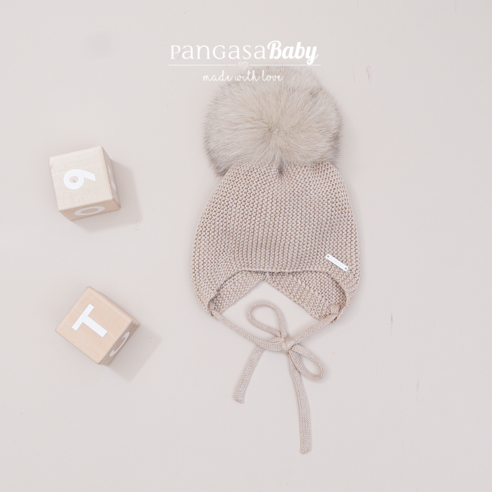 Pangasa Camel Fur Tie Hat 