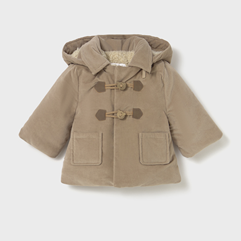 New In Mayoral Boys Beige Duffle Coat