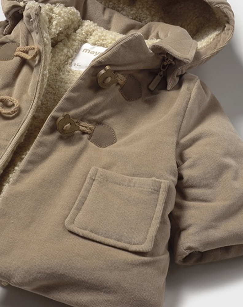 New In Mayoral Boys Beige Duffle Coat