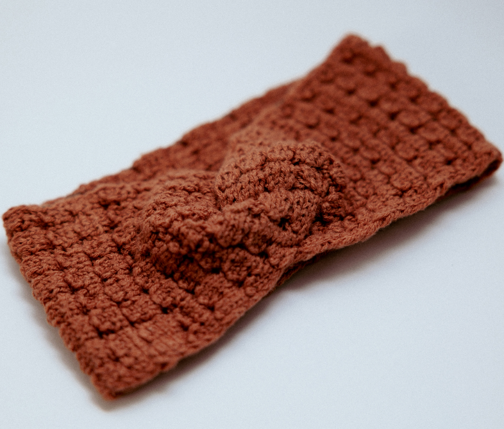 Rigola Girls Terracotta Knitted Headband