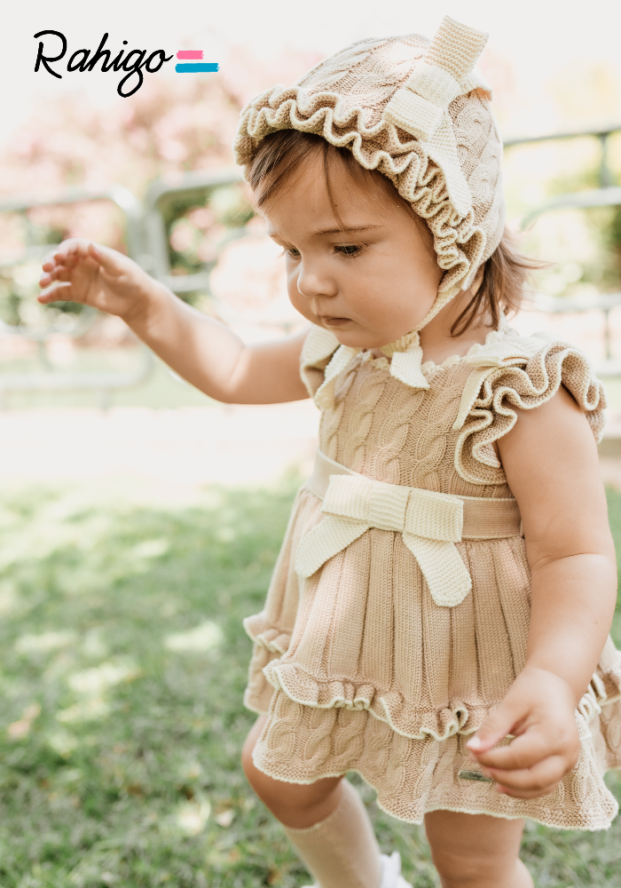 Rahigo Baby Girls Camel Dress 