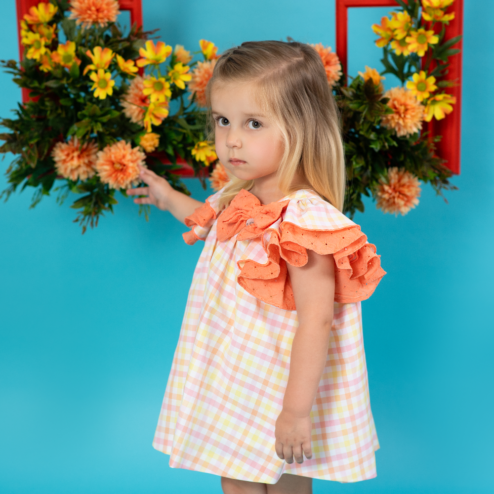 Foque Coral Girls Dress