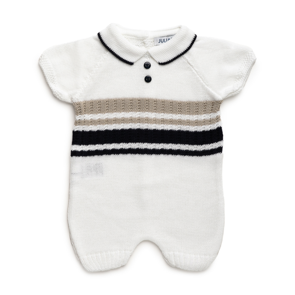 Juliana Boys Knitted Romper