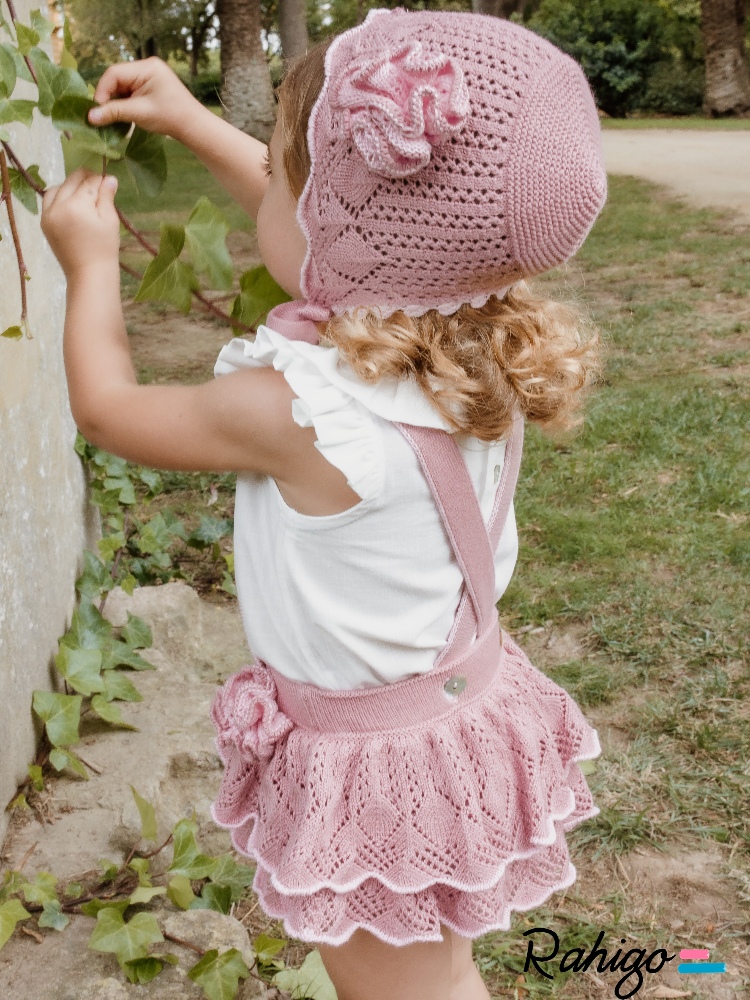 Rahigo Girls Dusky Pink Romper & Blouse