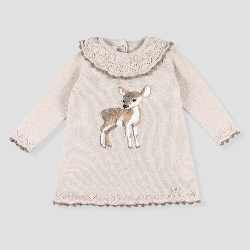 Foque Baby Girls Knitted Dress