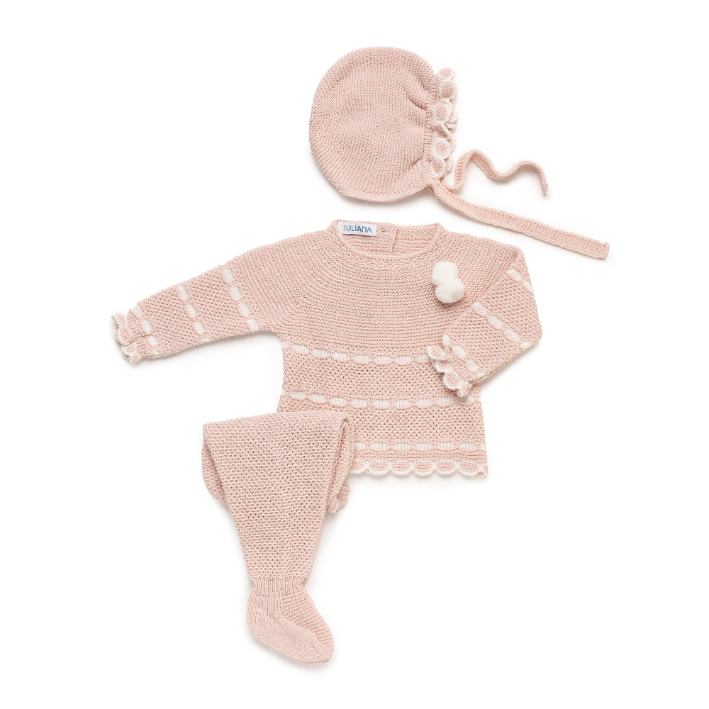 Juliana Girls Roda Palo Knitted Leggings Set