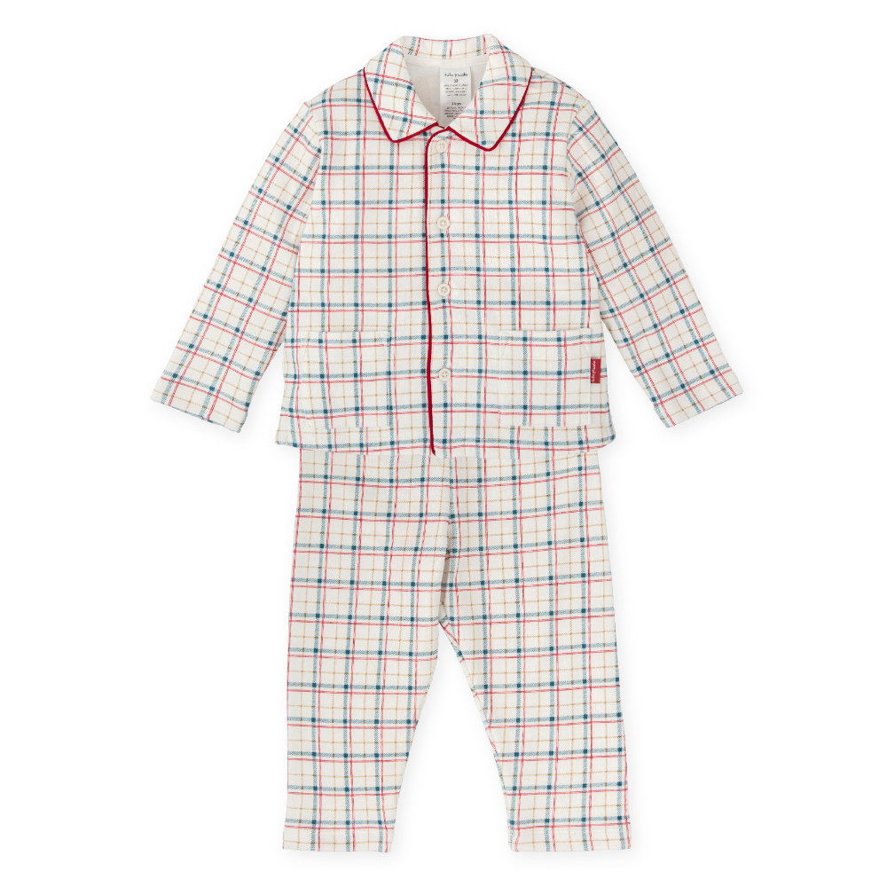 Tutto Piccolo Boys Red Check Pyjamas
