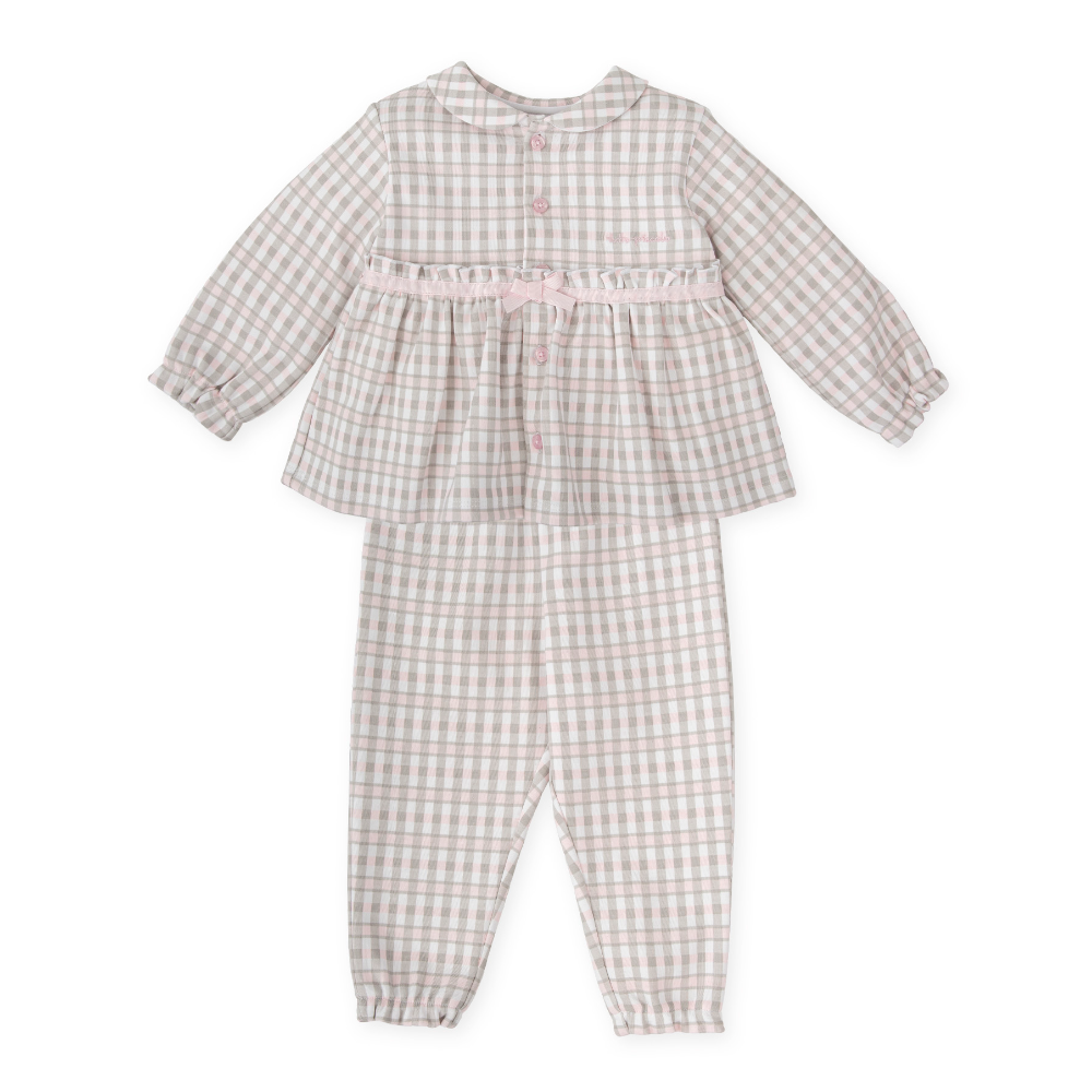 Tutto Piccolo Girls Check Pyjamas