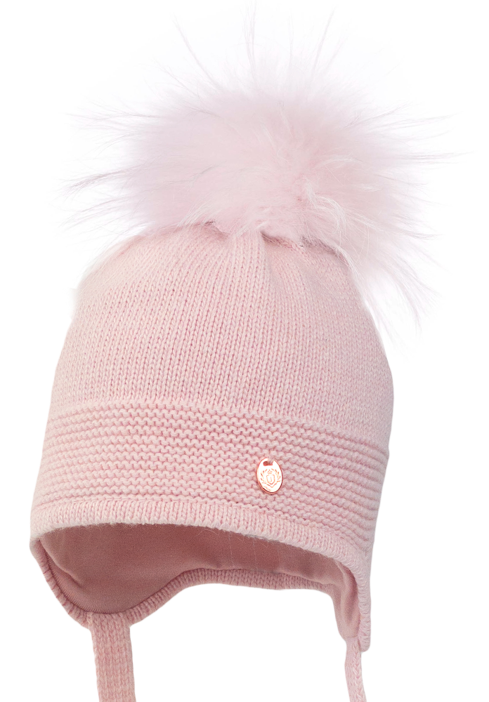 Jamiks Balacar Girls Pink Pom Pom Hat