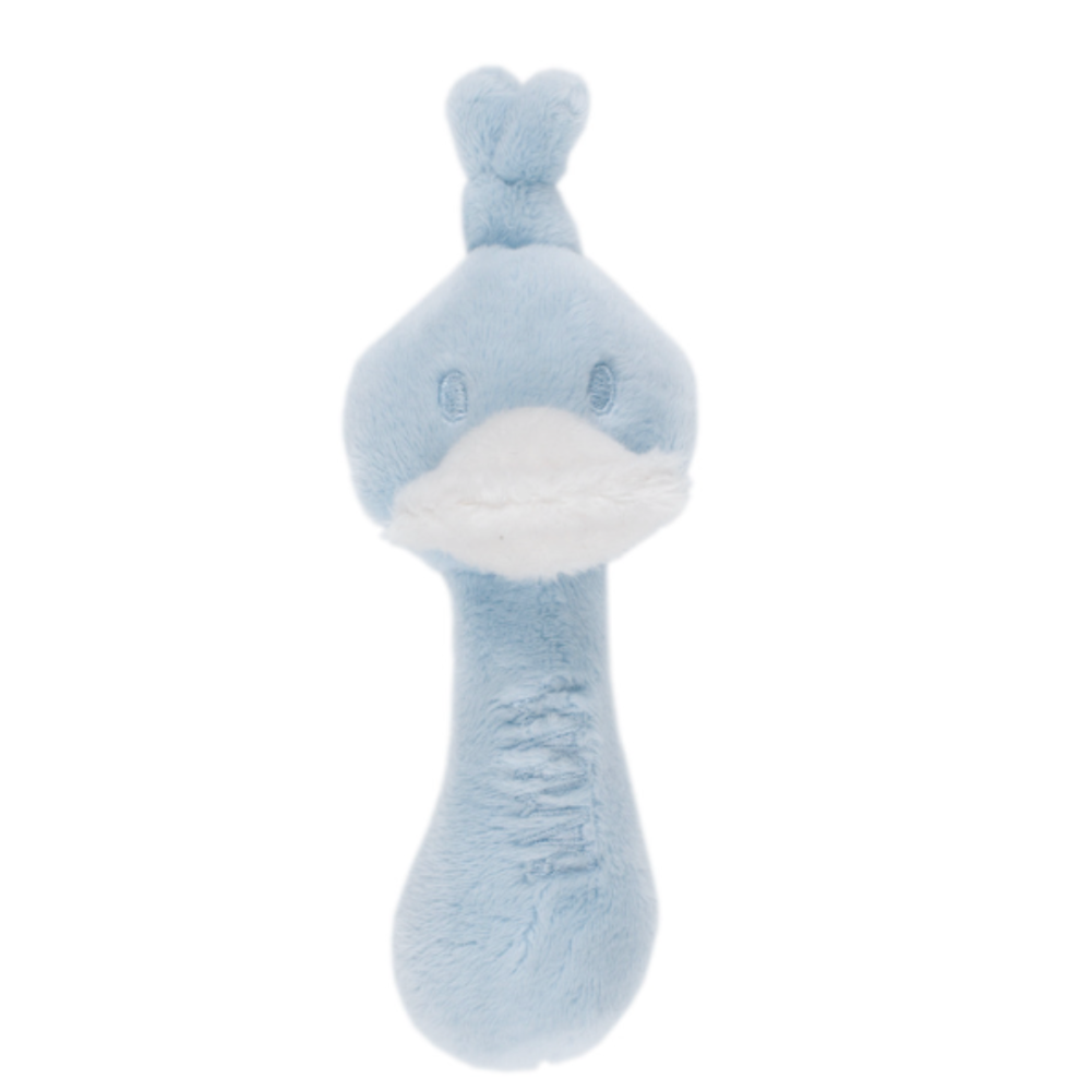 Bam Bam Duck Rattle Soft Blue