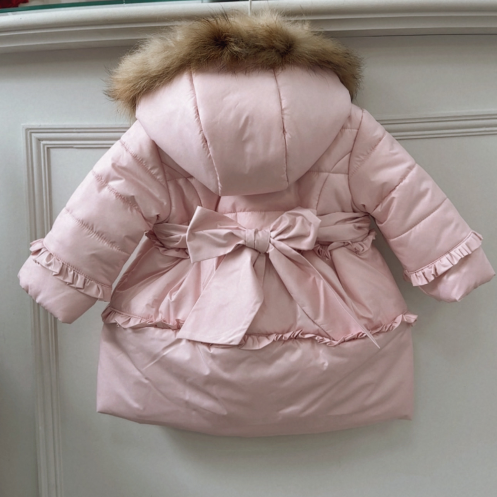 New In BUFI Girls Pink Padded Jacket The Wardrobe Childrens Boutique