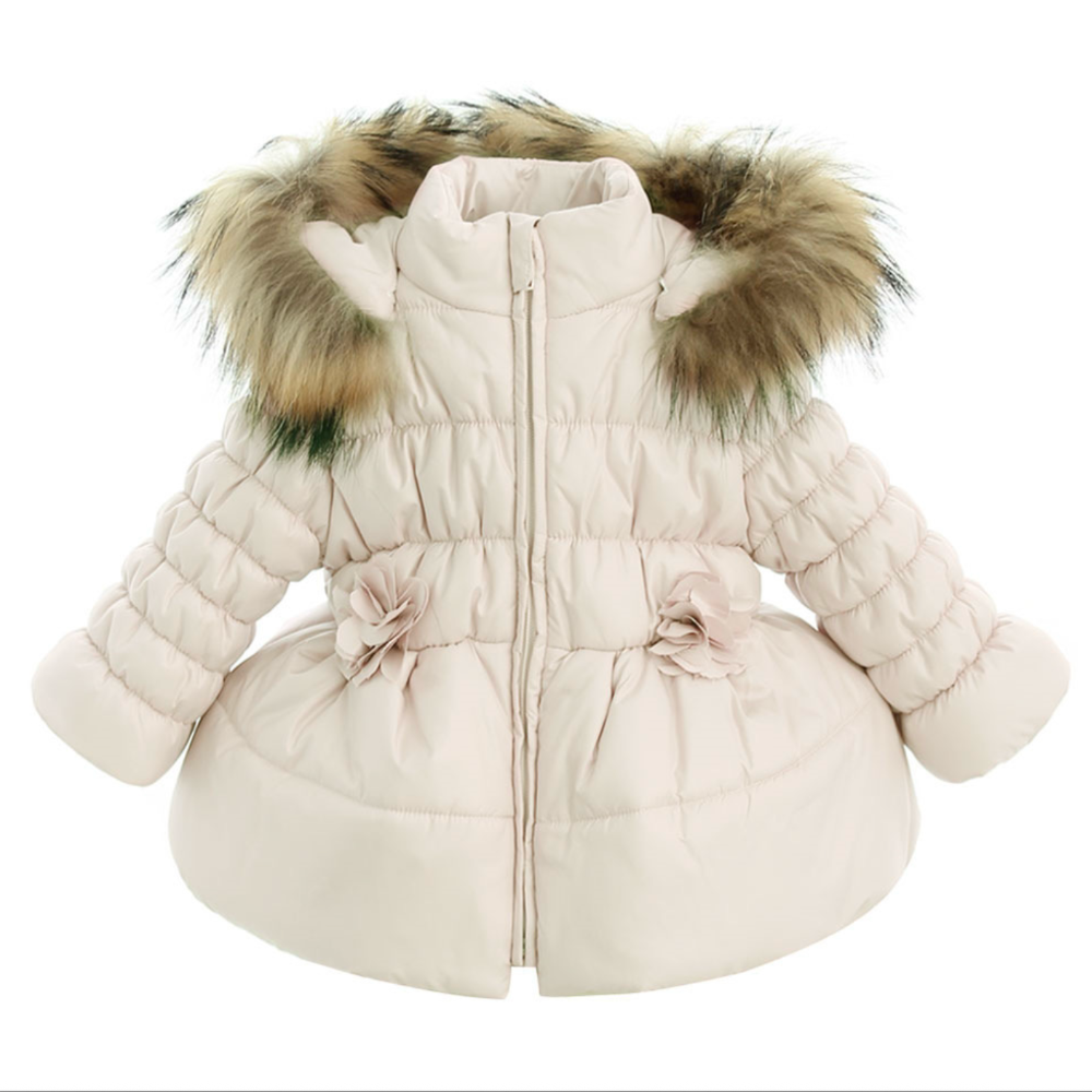 BUFI Girls Cream Padded Jacket