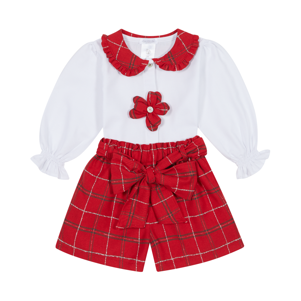 Deolinda Girls Klaus Shorts & Blouse Set