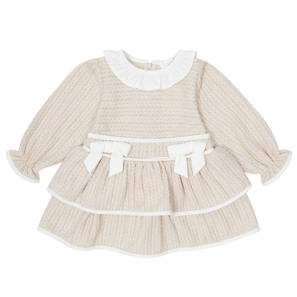 New In Deolinda Girls Woody Beige Dress