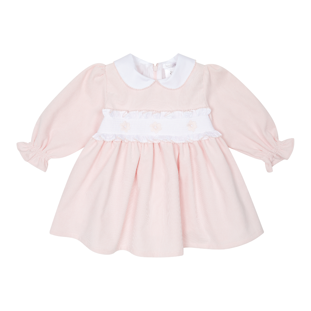 New In Deolinda Girls Peachy Pink Dress