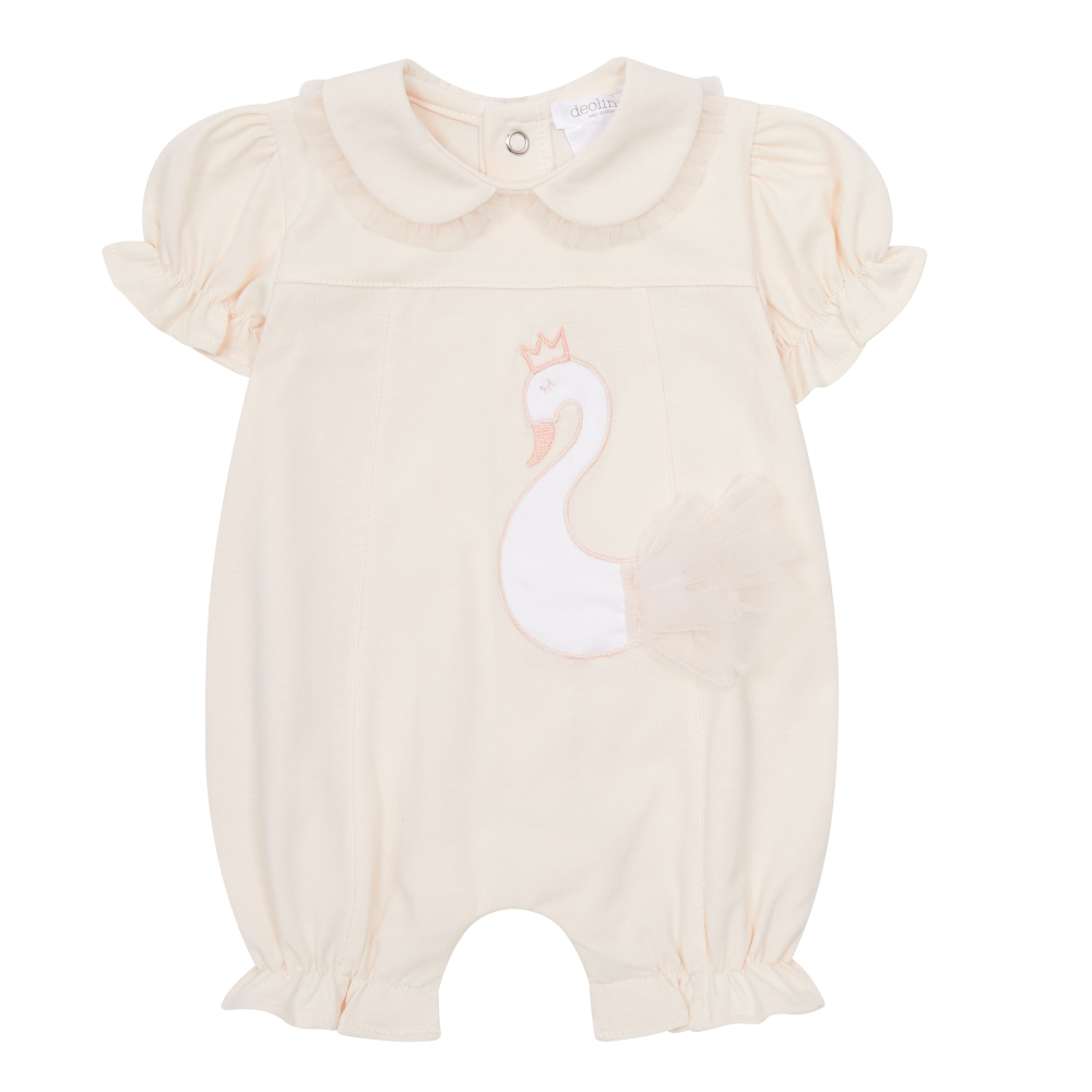 Deolinda Girls Swan Romper