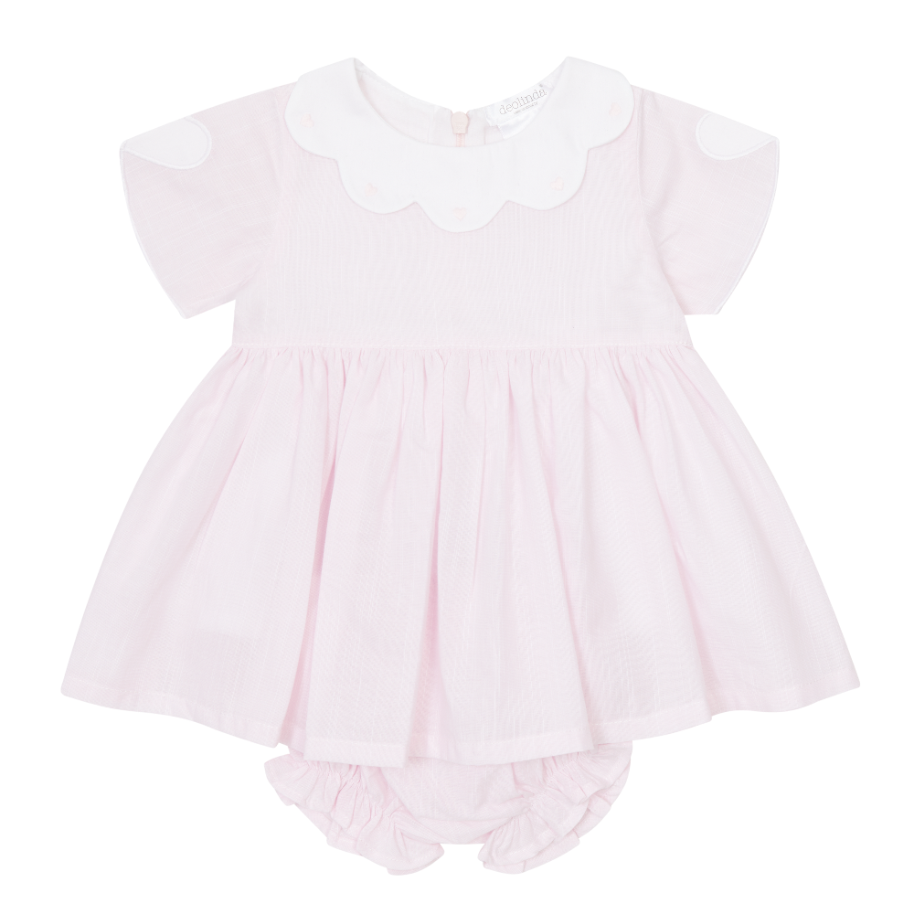 Deolinda Girls Lina Baby Pink Dress