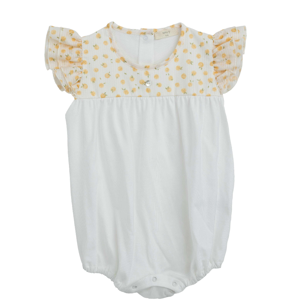 Baby Gi Girls Fruity Cotton Romper