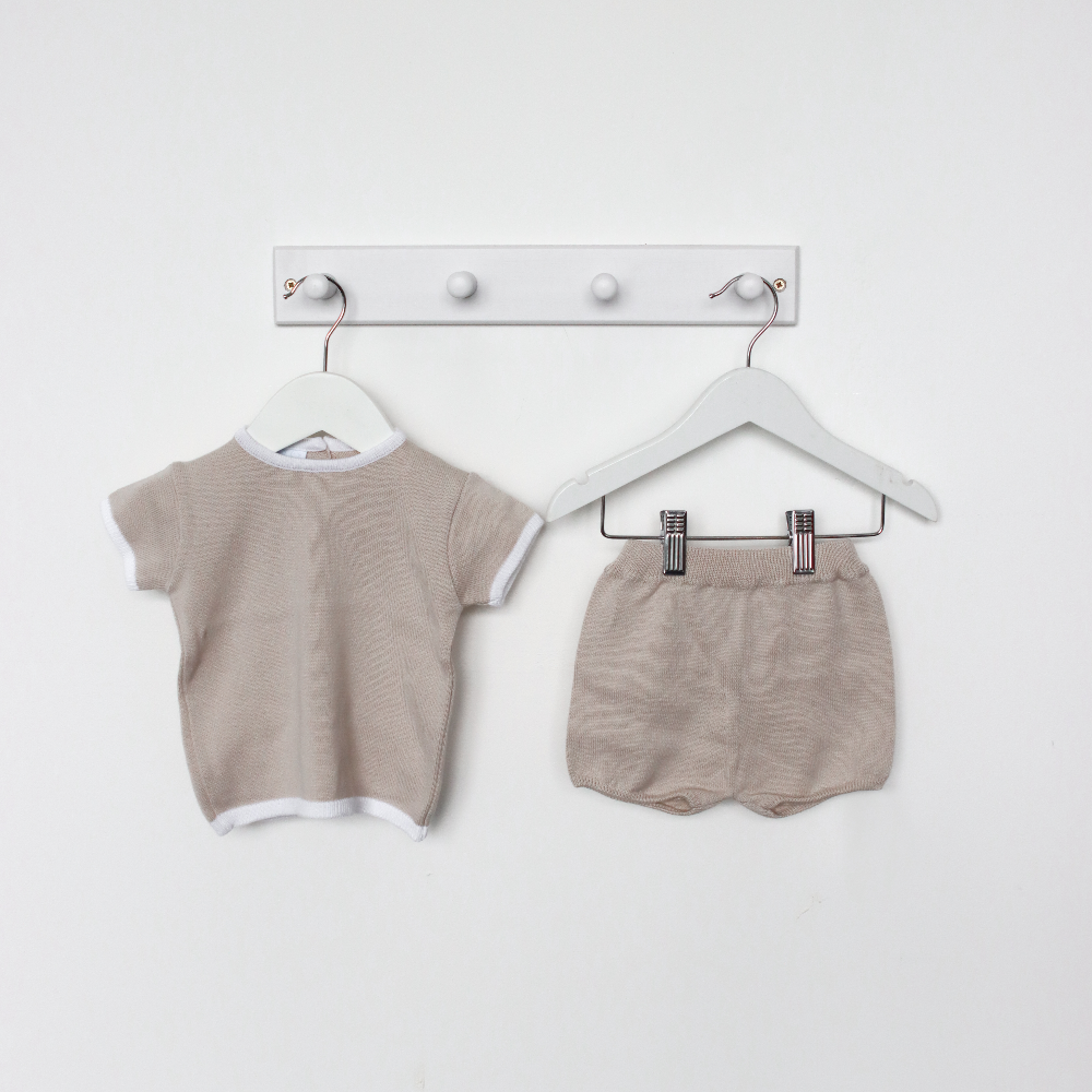 New In Artesania Granlei Boys Sand Shorts Set