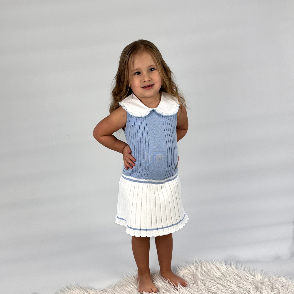 Artesania Granlei Blue Girls Tennis Dress