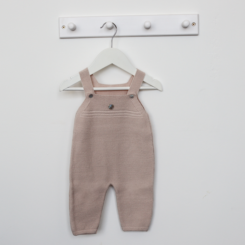 Artesania Granlei Boys Sand Fine Knit Dungarees
