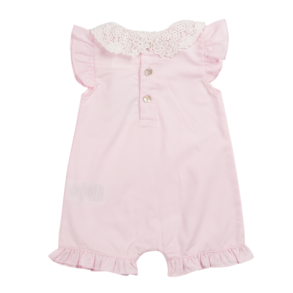 Mintini Girls Pink Romper