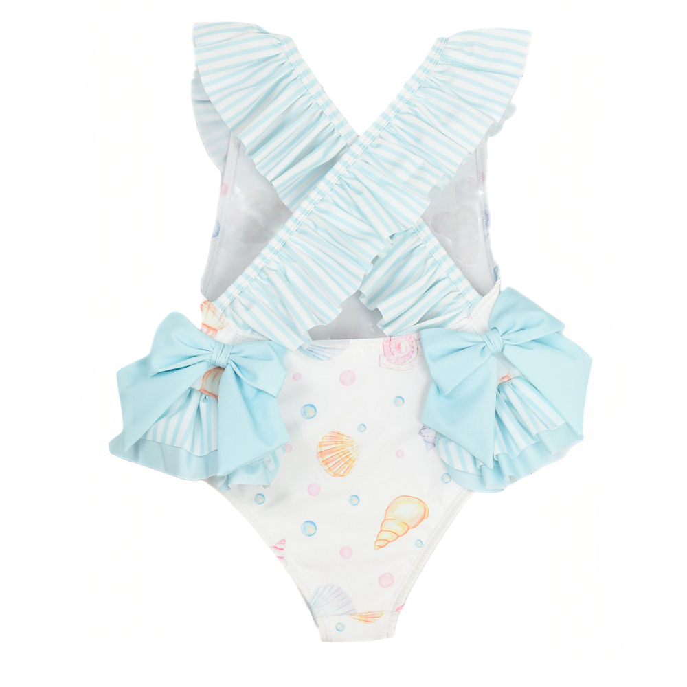 Meia Pata Girls Barbados Seashells Swimming Costume SS26