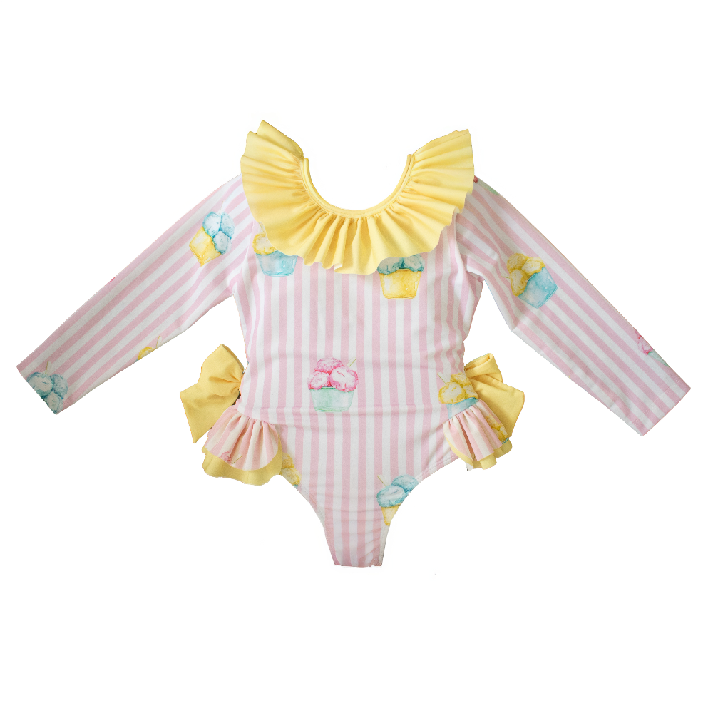 Meia Pata Girls Jamaica Ice Cream Swimming Costume SS26