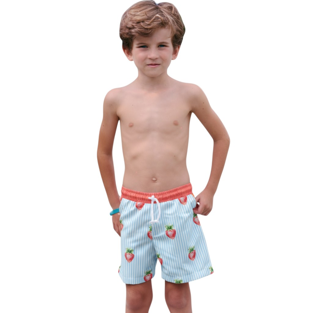 Meia Pata Boys Strawberry Swimming Shorts SS26