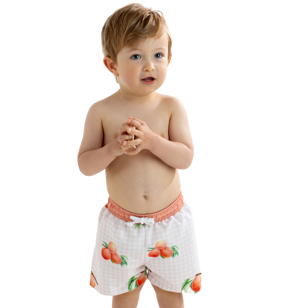 Meia Pata Boys Peaches Swimming Shorts