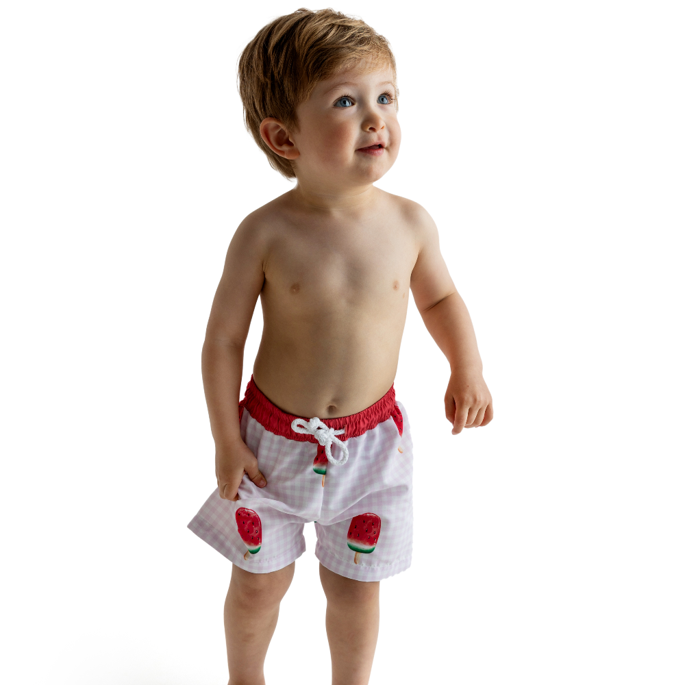 Meia Pata Boys Watermelon Swimming Shorts