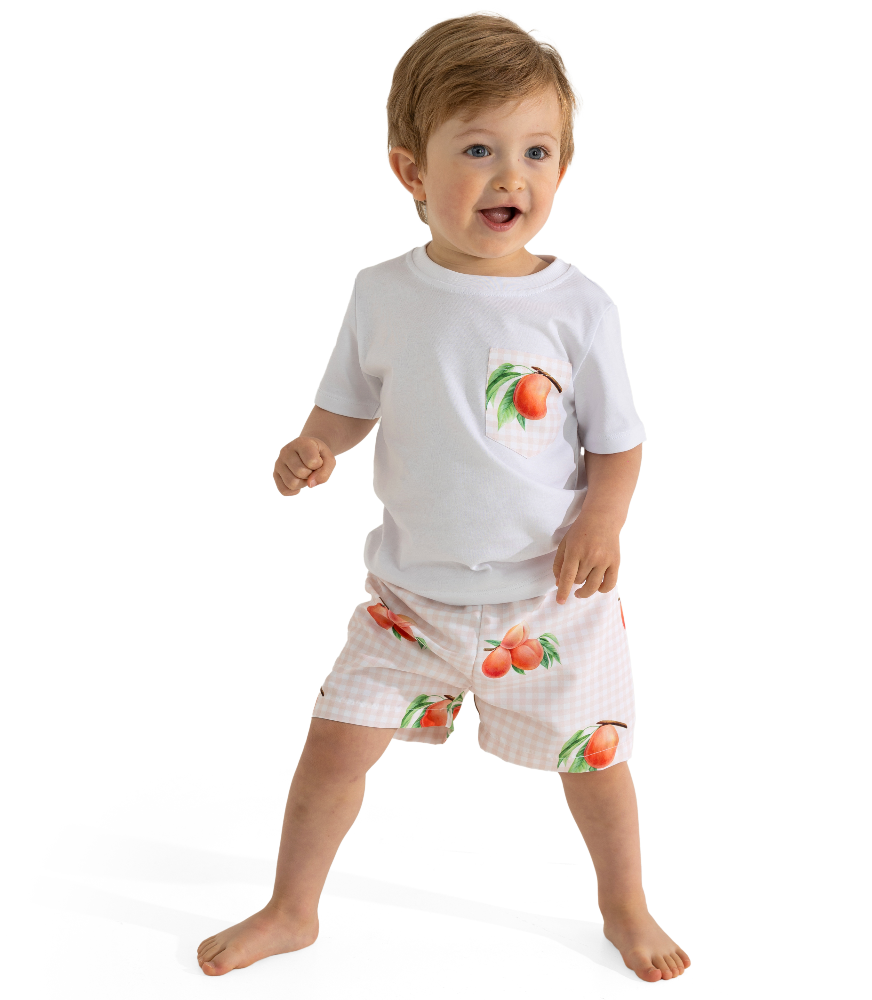 Meia Pata Boys Peaches T-Shirt & Swimming Shorts SS25