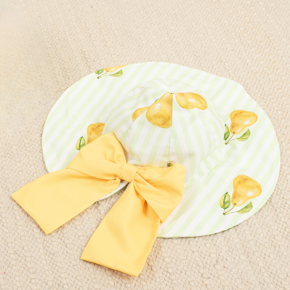Meia Pata Girls Bow Pears Sun Hat SS26