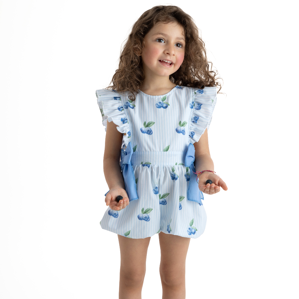 Meia Pata Girls Blueberries Jumpsuit