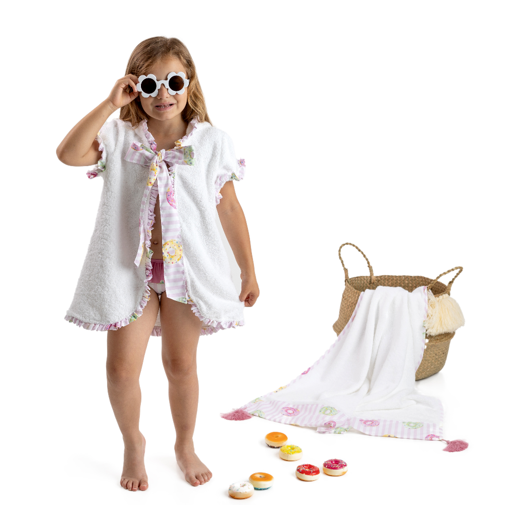 Meia Pata Girls Donuts Beach Cover Up