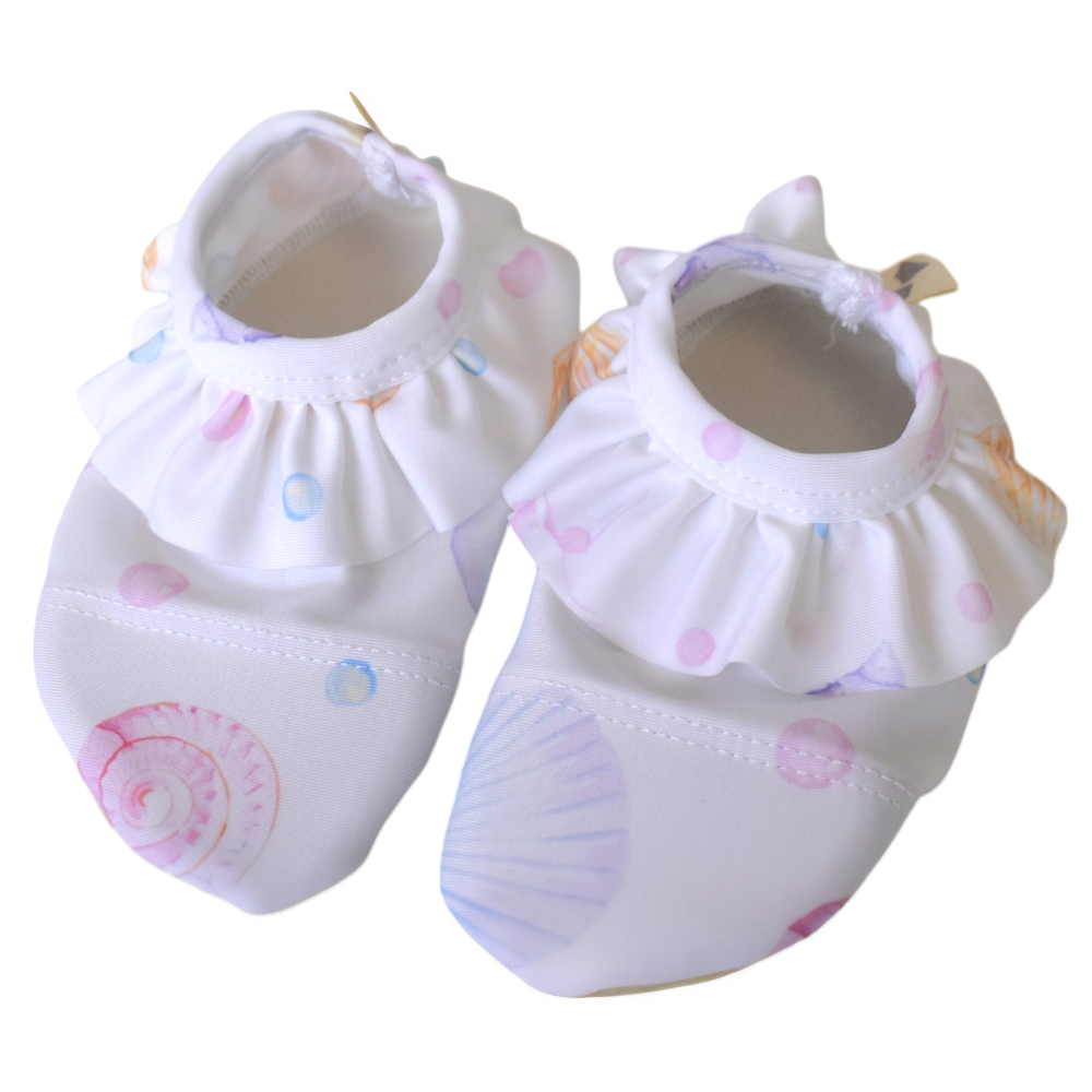 Meia Pata Girls Seashells Non Slip Shoe SS26