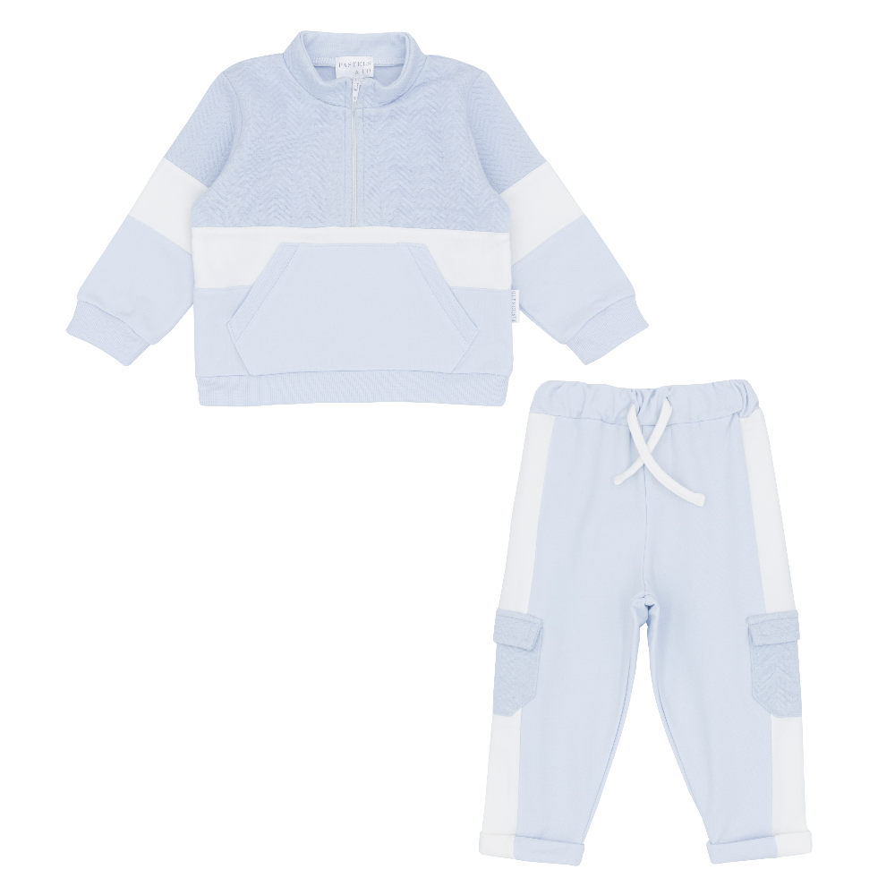 Pastels & Co Boys Blue Aston Tracksuit