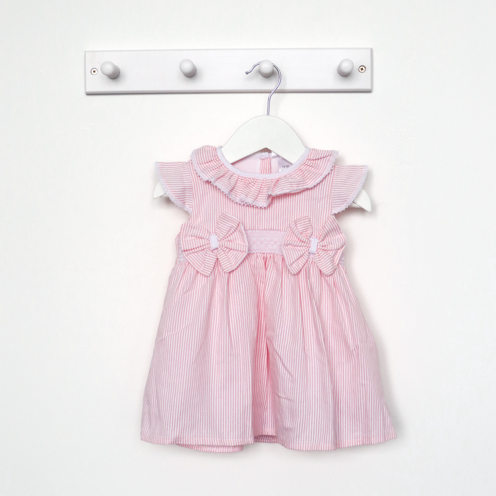 Pex Girls Pink Striped Dress