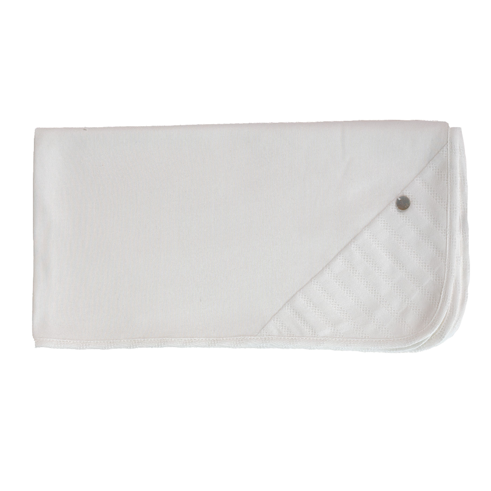 Baby Gi Pure Collection White Blanket
