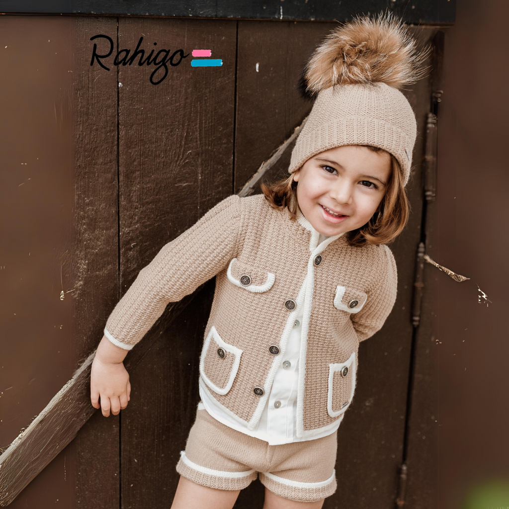 Rahigo Boys Camel & Cream 3 Piece Set