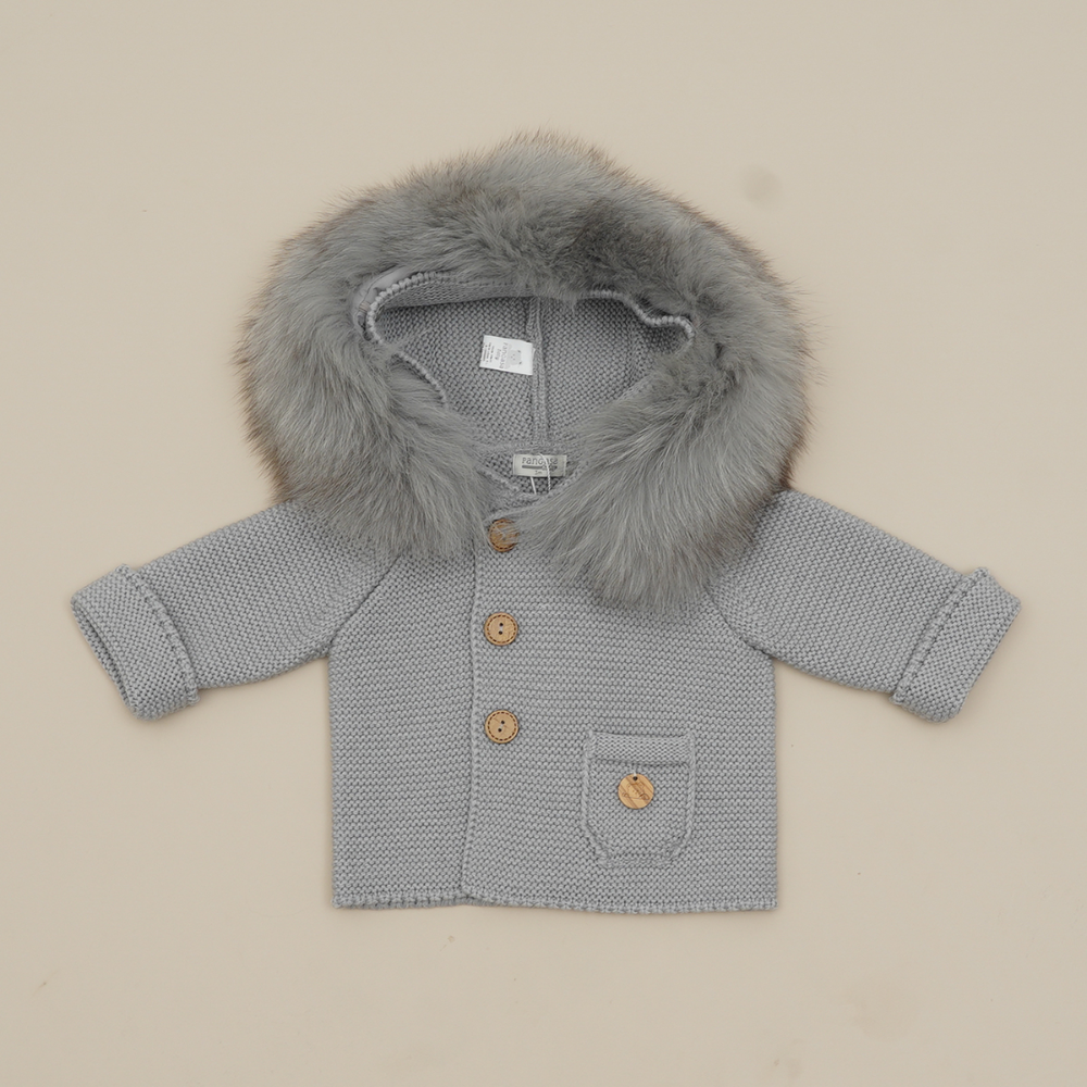 Pangasa Grey Fur Jacket