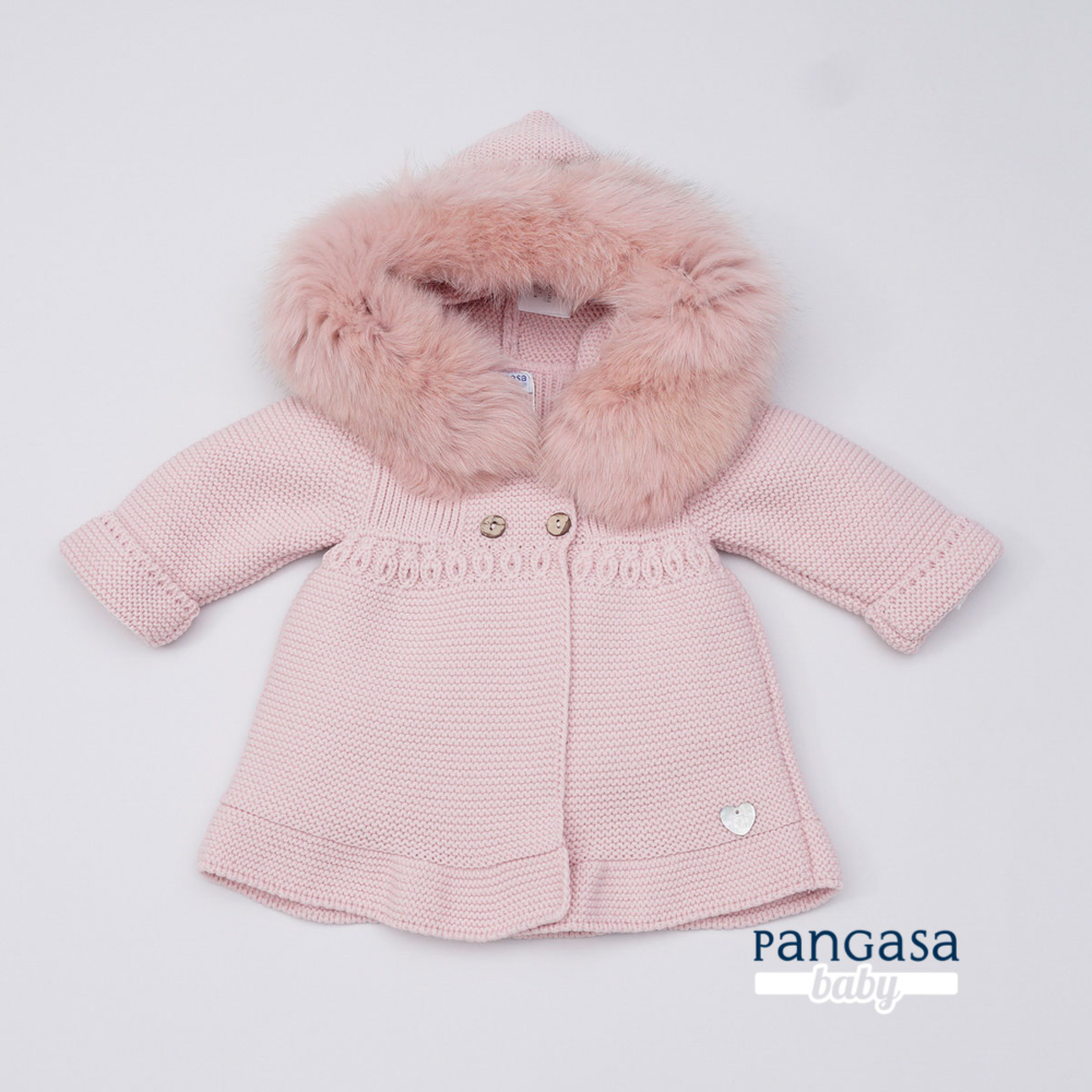 Pangasa Girls Rosa A-Line Fur Jackets