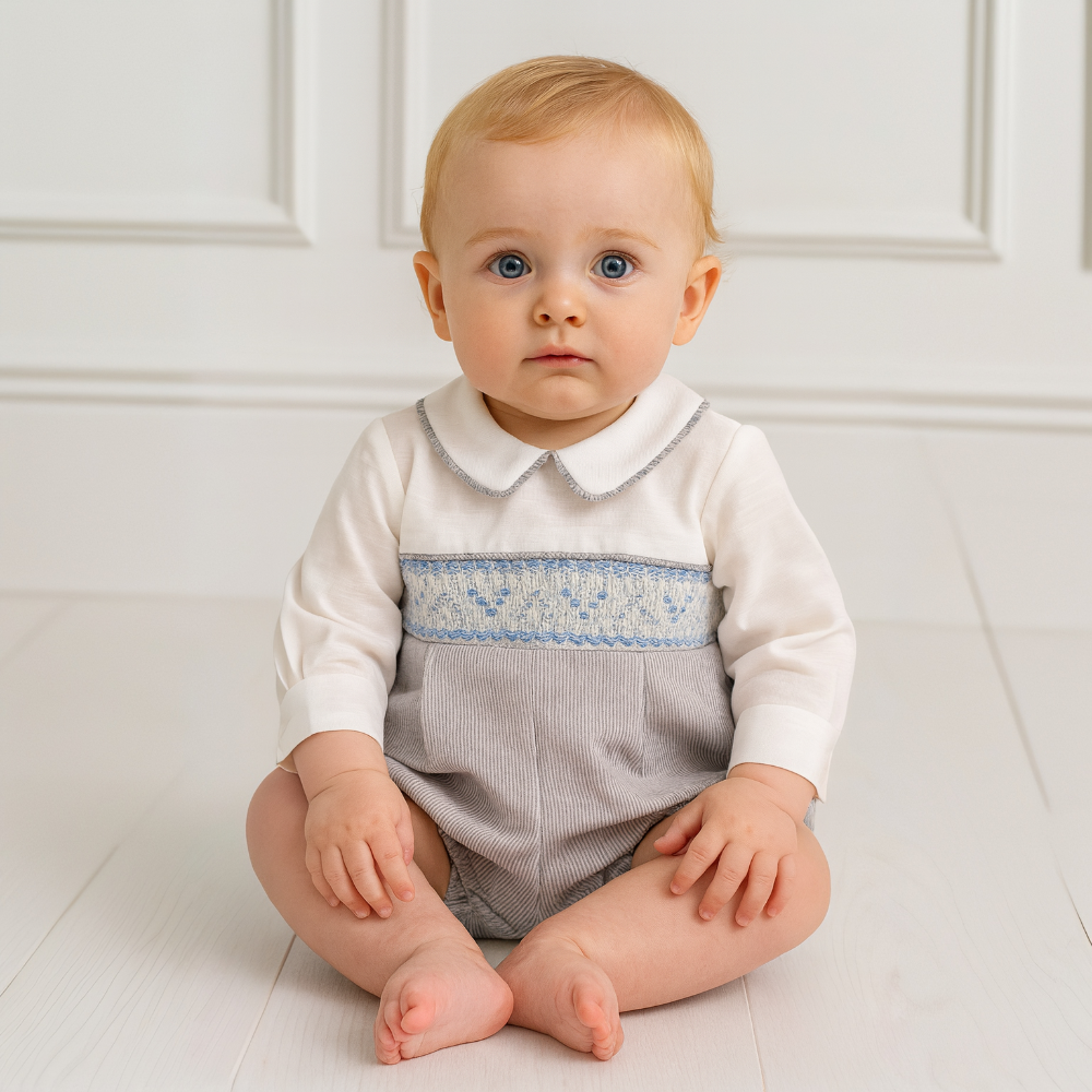 Pretty Originals Boys Cord Romper